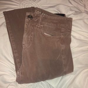ae rose jeggings size 2 xlong